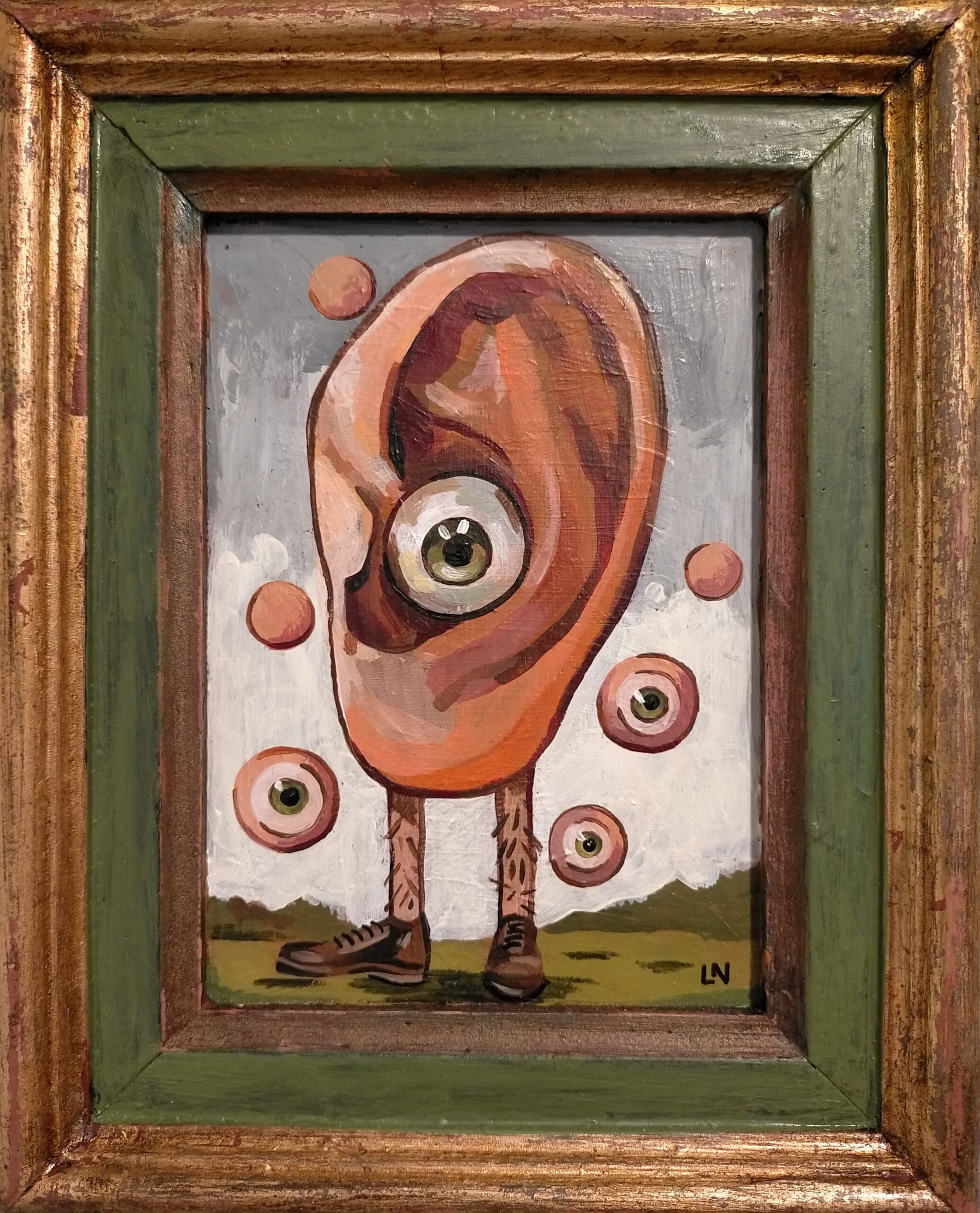 Detalle de "Un campo en clama"