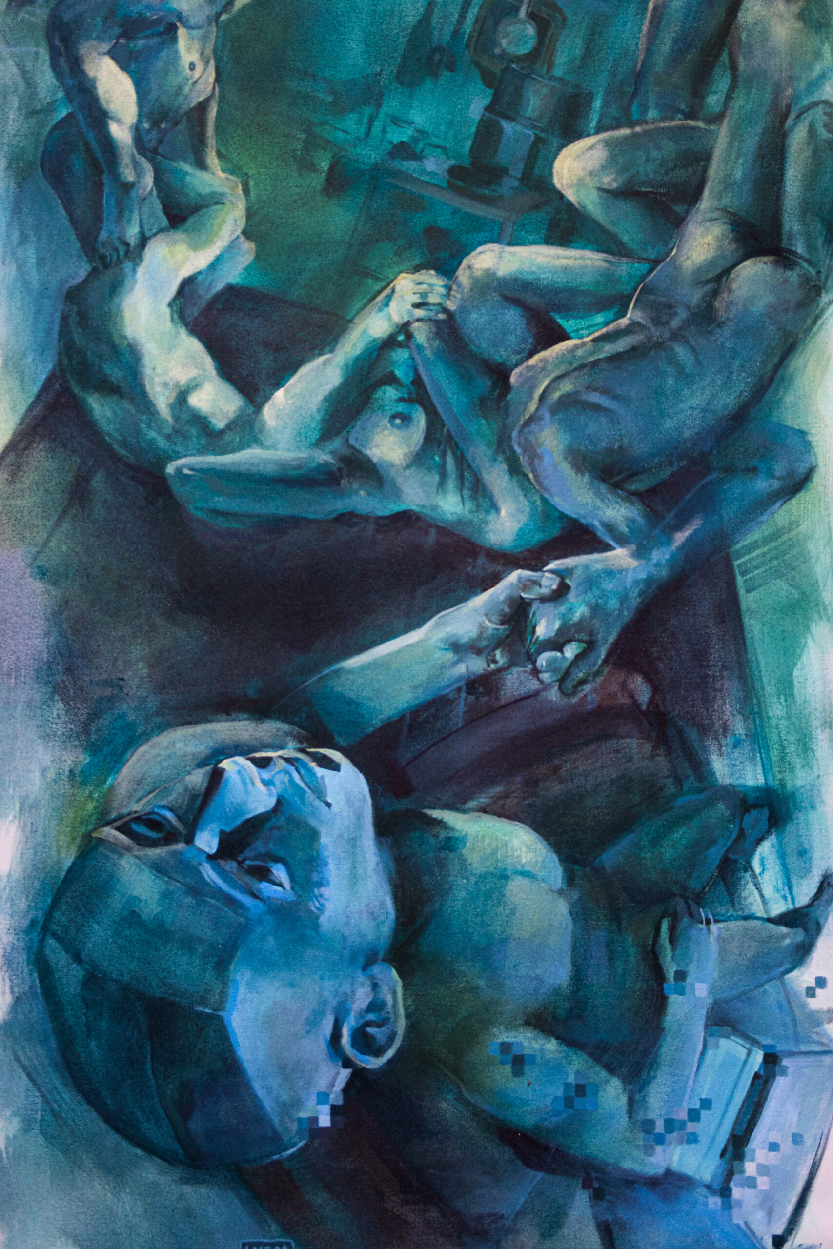 detalle de la pintura
