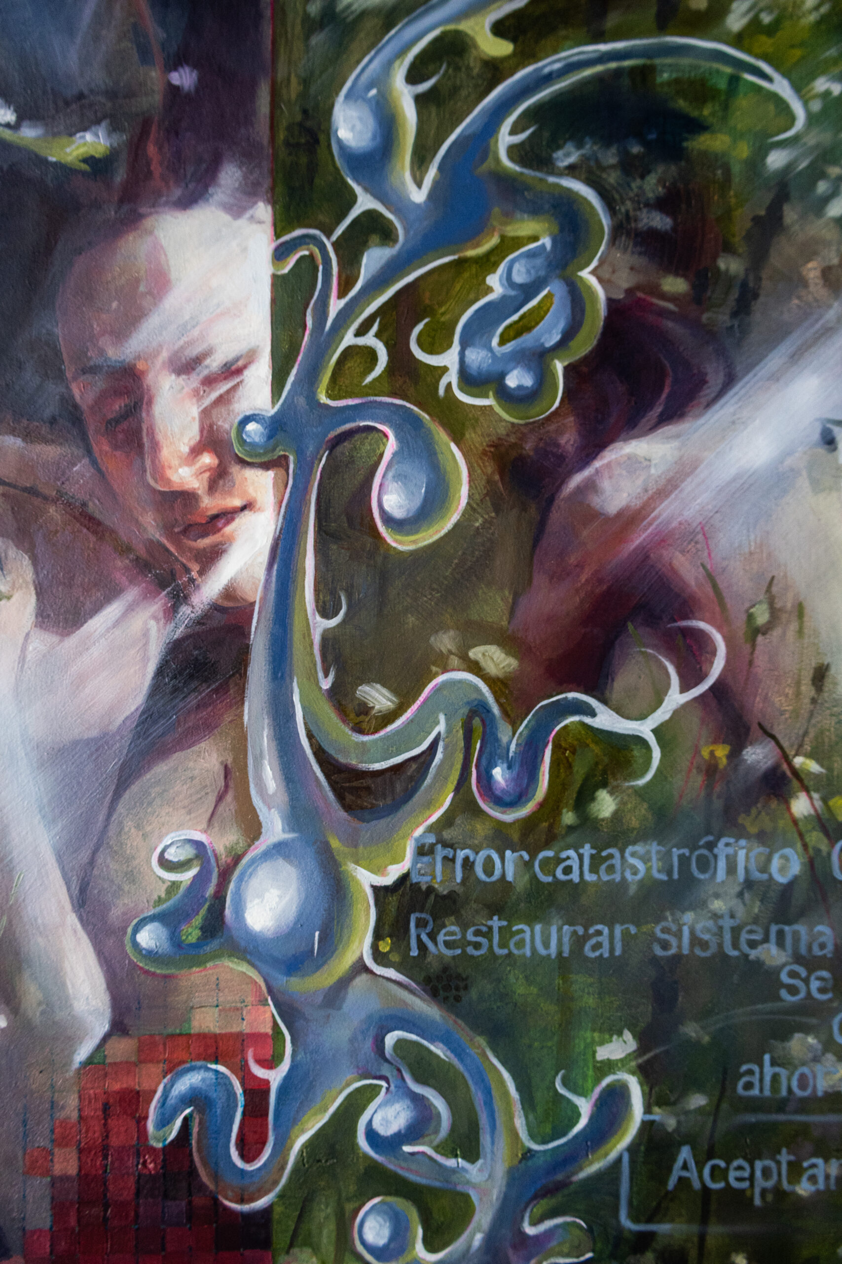 Detalle de "Un campo en clama"