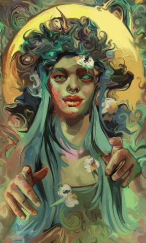 Arte digital de una mujer