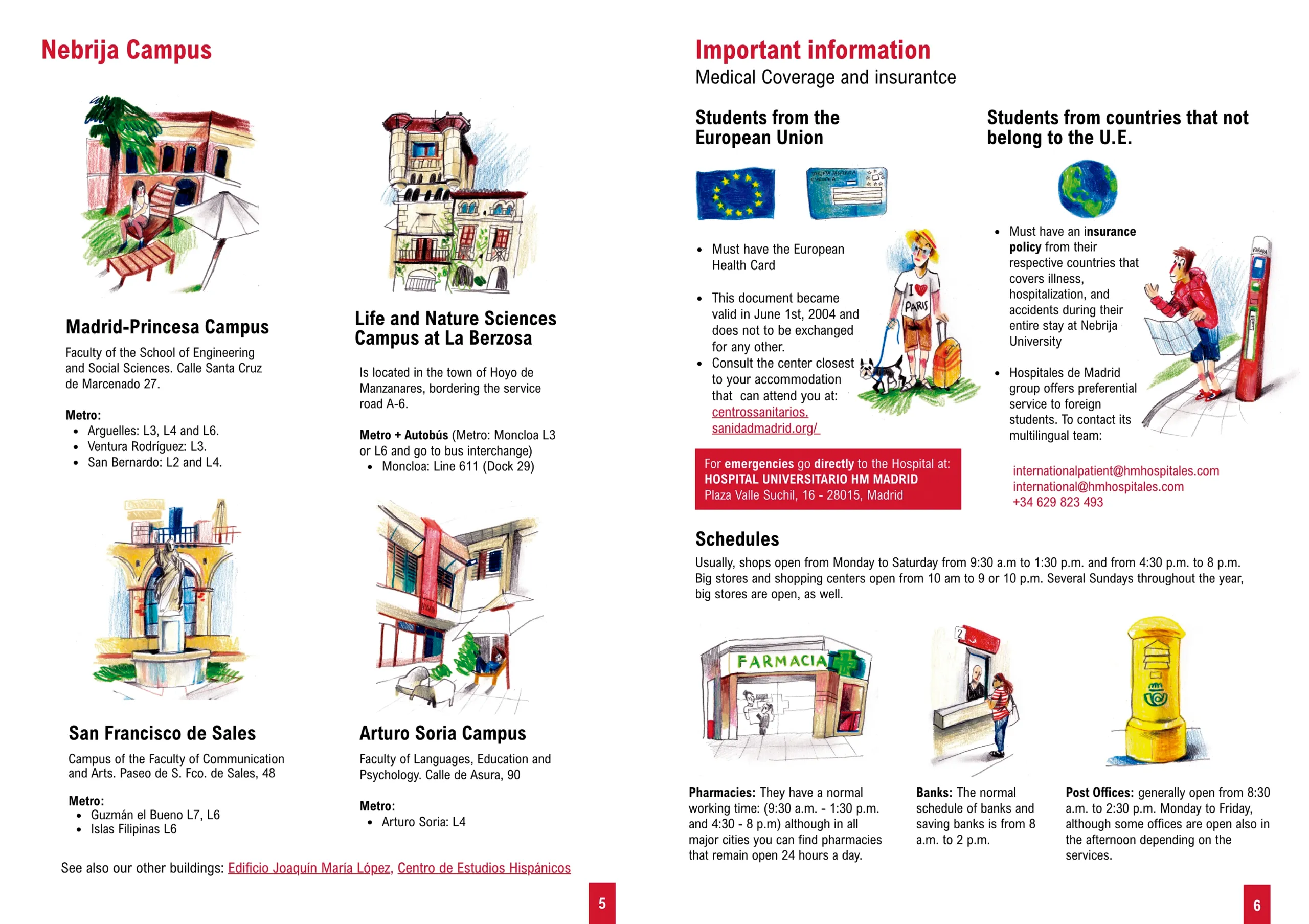 Guía ilustrada para estudiantes internacionales