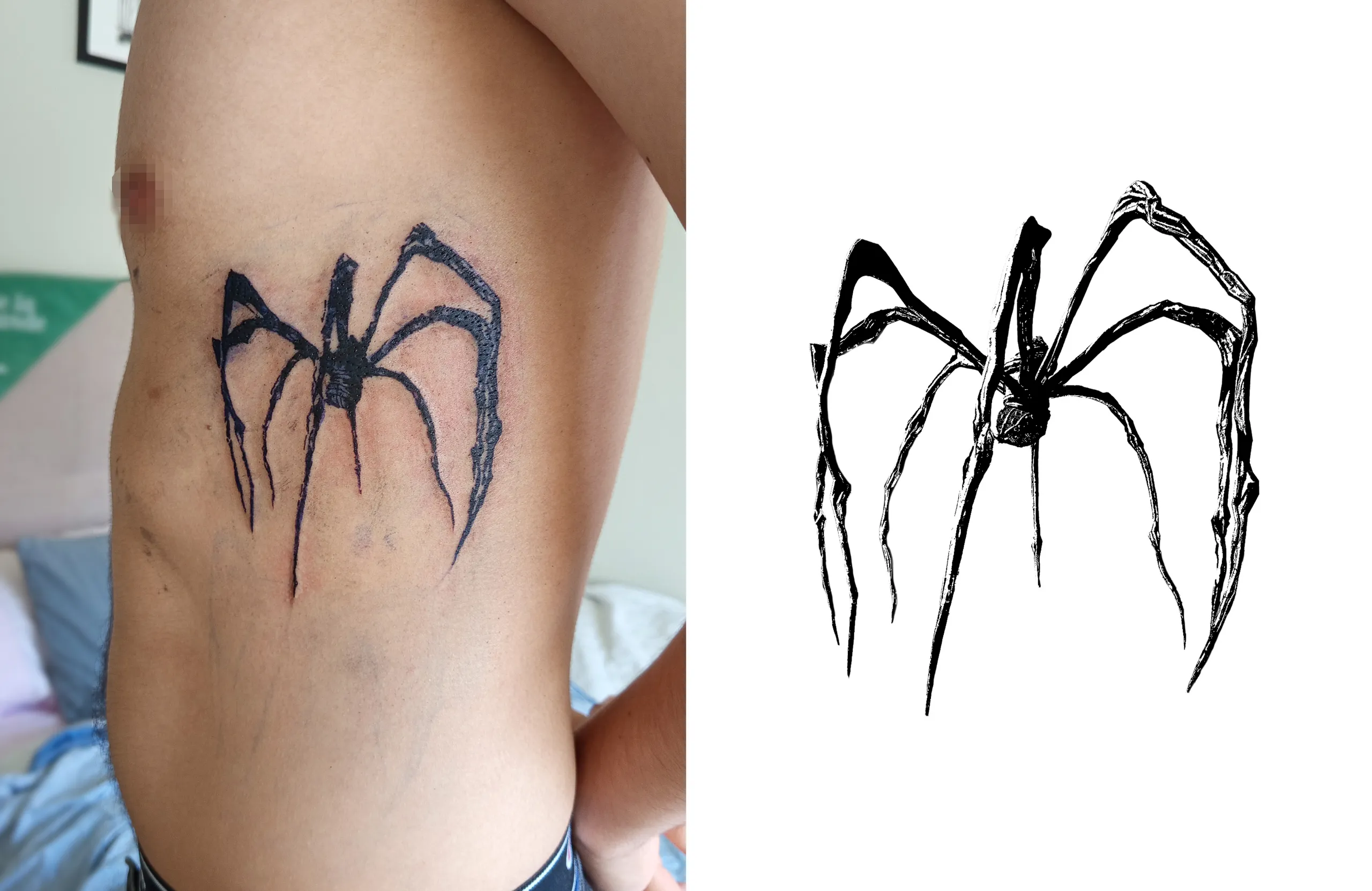 Tatuaje de la araña de Louise Bourgeois